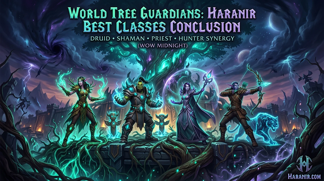 Best Haranir classes summary - Druid Shaman Priest Hunter rankings for haranir classes and best class WoW queries