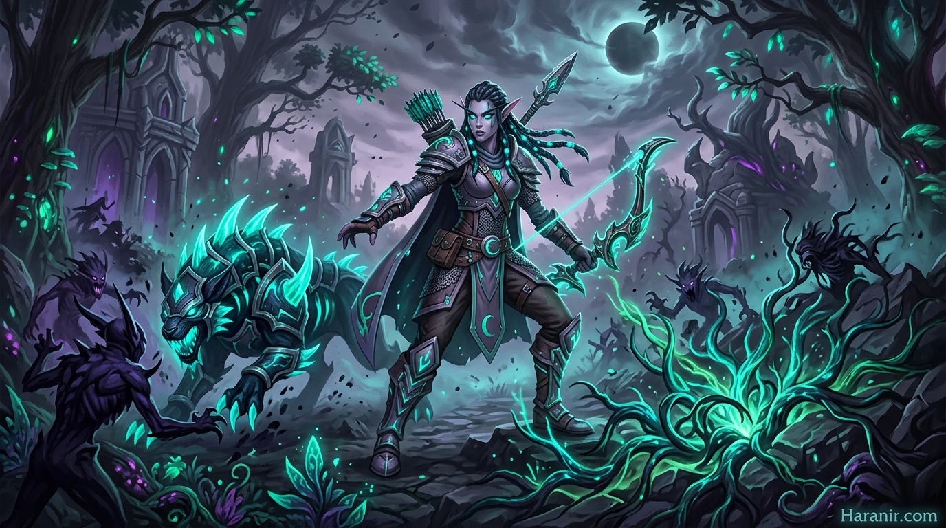 Haranir Hunter Beast Mastery Survival Marksmanship - ranged meta and scout fantasy for allied race mains