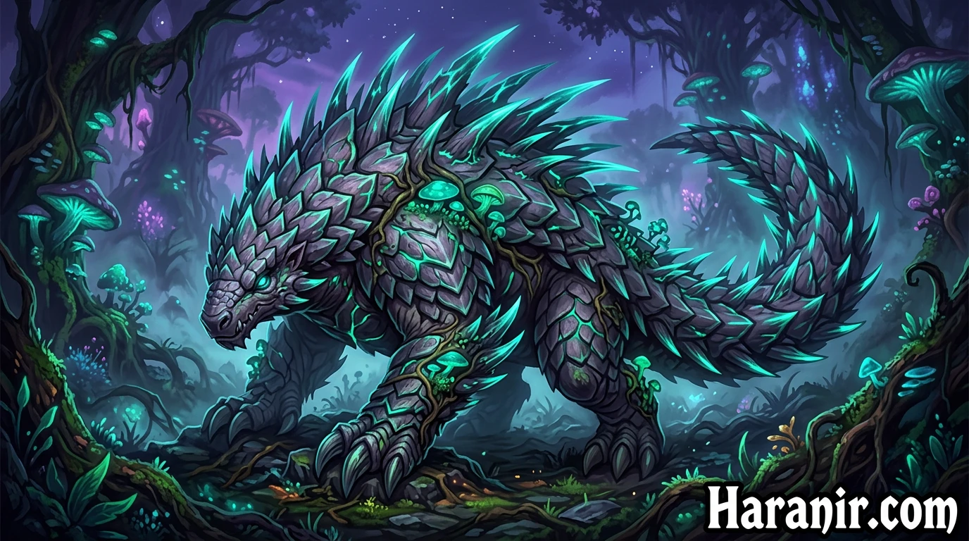 Haranir guardian tank druid form - pangolin-inspired bear-style mitigation fantasy for Haranir tank searches