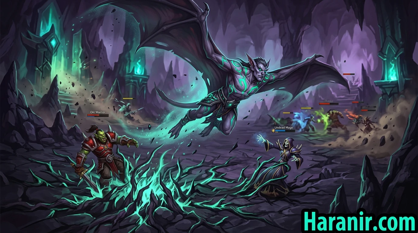 Haranir PvP guide - bat form mobility root zoning and burst synergy for battlegrounds and arenas