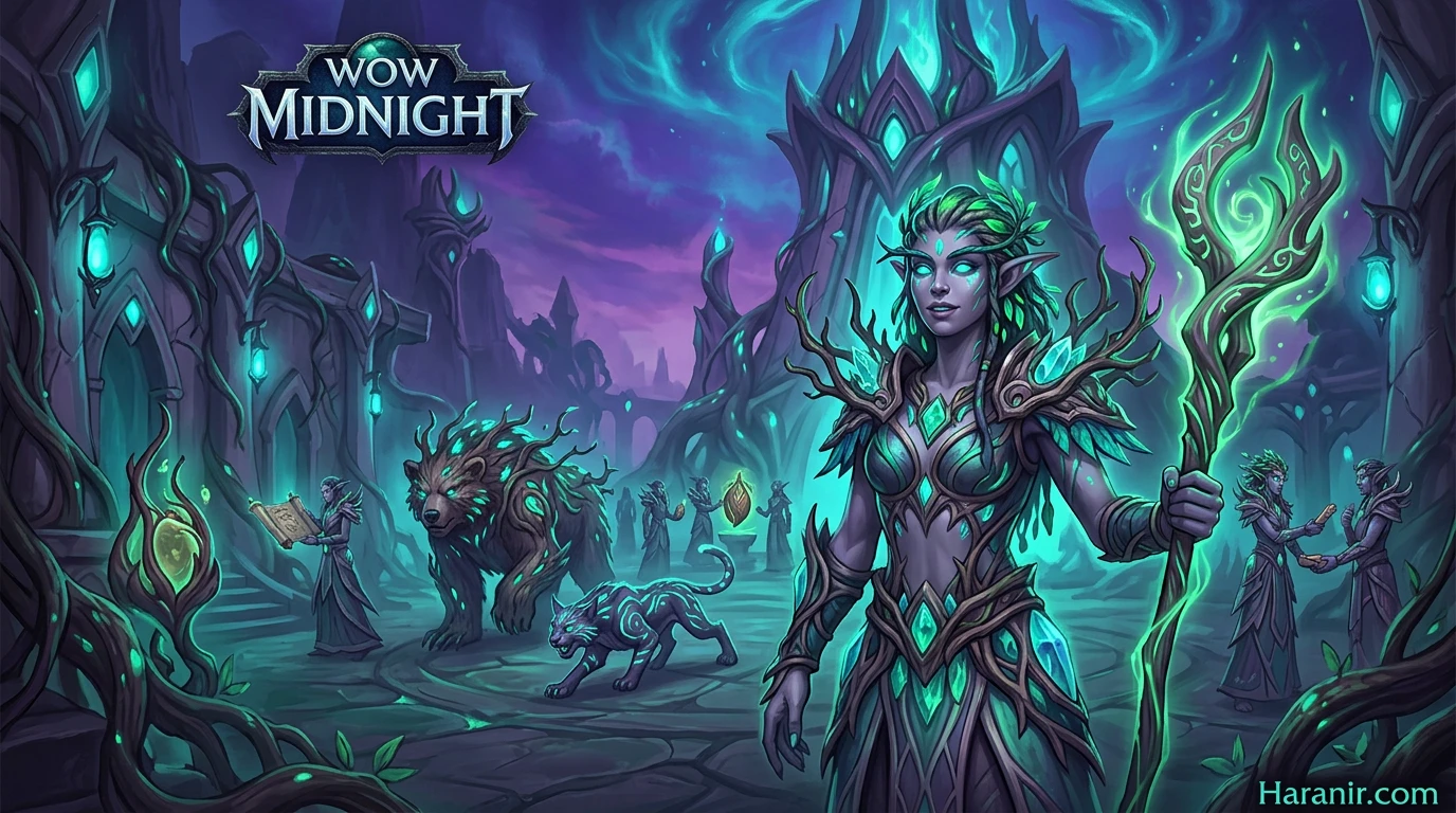 Haranir speculation art - future class options druid form additions and heritage storyline theories