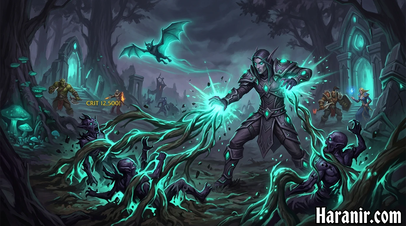 Haranir PvE tactics - using racial roots crit passives and Aberration or Elemental bonuses in raids and Mythic plus